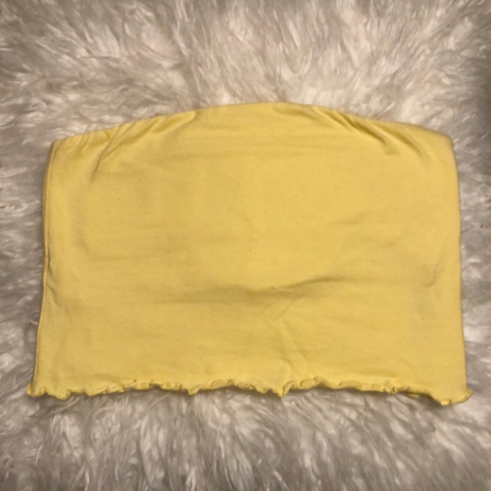 Pastel Yellow Bandeau